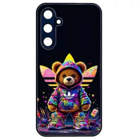   Husa Samsung Galaxy S22 Ultra, Colorful Aluminium TPU, design Bear