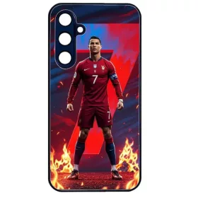   Husa Samsung Galaxy S22 Ultra, Colorful Aluminium TPU, design Ronaldo 1