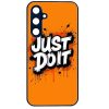 Husa Samsung Galaxy S23 Ultra, Colorful Aluminium TPU, mesaj Just Do it