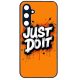 Husa Samsung Galaxy S23 Ultra, Colorful Aluminium TPU, mesaj Just Do it