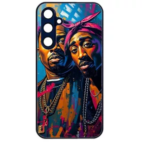   Husa Samsung Galaxy S24 Plus, Colorful Aluminium TPU, design 2PAC 2