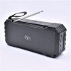 Boxa portabila HF-F111, Bluetooth, USB, TF, AUX, Radio FM/AM/SW, handsfree, stand telefon, neagru/rosu