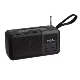   Boxa portabila HF-F6, Bluetooth, USB, TF, Radio FM, lanterna, handsfree, stand telefon, neagra