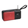 Boxa portabila HF-F6, Bluetooth, USB, TF, Radio FM, lanterna, handsfree, stand telefon, negru/rosu