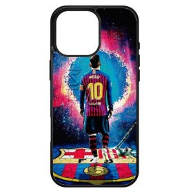   Husa protectie Apple iPhone 14 Pro, Colorful Aluminium TPU, design Messi 5