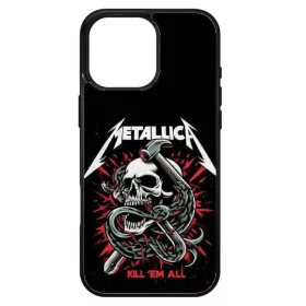   Husa protectie Apple iPhone 14 Pro, Colorful Aluminium TPU, design Metallica