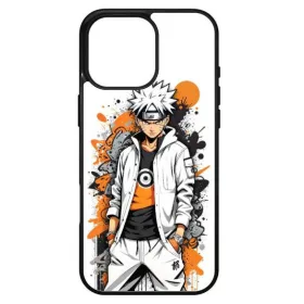   Husa protectie Apple iPhone 14 Pro, Colorful Aluminium TPU, design Naruto