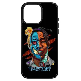   Husa protectie Apple iPhone 14 Pro, Colorful Aluminium TPU, design Travis 1