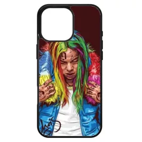   Husa protectie Apple iPhone 12 Pro Max, Colorful Aluminium TPU, design 6ix9ine 2