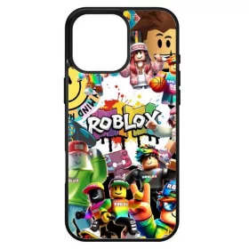   Husa protectie Apple iPhone 13 Pro Max, Colorful Aluminium TPU, design Roblox 1