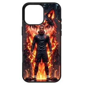  Husa protectie Apple iPhone 13 Pro Max, Colorful Aluminium TPU, design Ronaldo 3