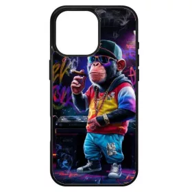   Husa protectie Apple iPhone 15 Pro, Colorful Aluminium TPU, design Cool Ape 1