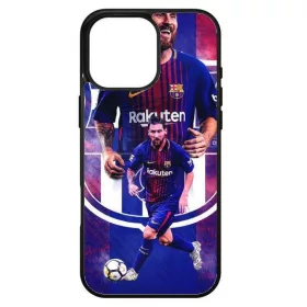   Husa protectie Apple iPhone 15 Pro, Colorful Aluminium TPU, design Messi 3