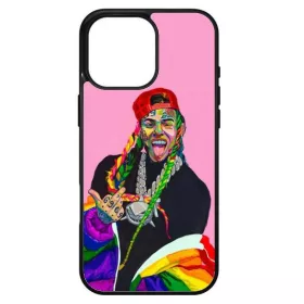   Husa protectie Apple iPhone 16 Pro, Colorful Aluminium TPU, design 6ix9ine 1