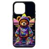 Husa protectie Apple iPhone 16 Pro, Colorful Aluminium TPU, design Bear