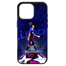   Husa protectie Apple iPhone 16 Pro, Colorful Aluminium TPU, design Messi 6