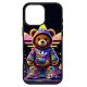 Husa protectie Apple iPhone 14 Pro Max, Colorful Aluminium TPU, design Bear