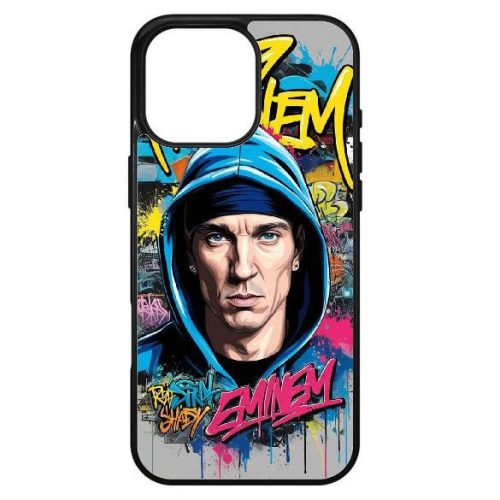 Husa protectie Apple iPhone 14 Pro Max, Colorful Aluminium TPU, design Eminem