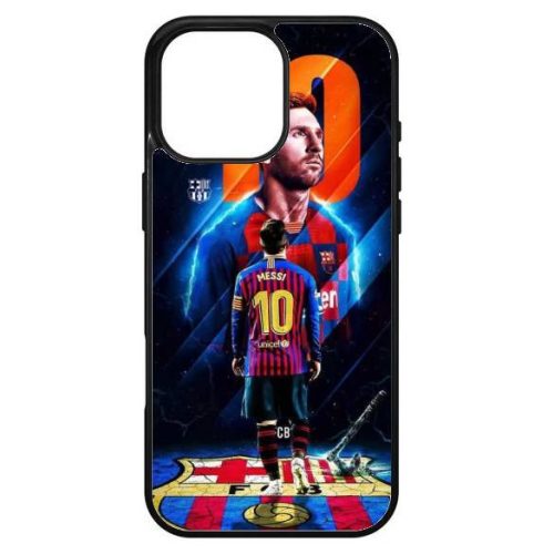 Husa protectie Apple iPhone 14 Pro Max, Colorful Aluminium TPU, design Messi 1