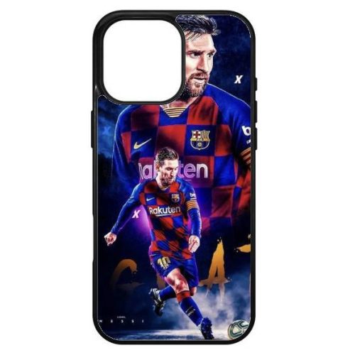 Husa protectie Apple iPhone 14 Pro Max, Colorful Aluminium TPU, design Messi 4