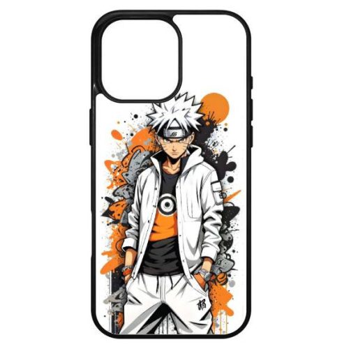Husa protectie Apple iPhone 14 Pro Max, Colorful Aluminium TPU, design Naruto