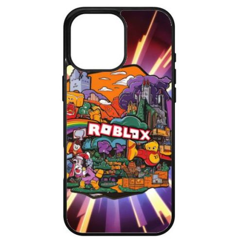 Husa protectie Apple iPhone 14 Pro Max, Colorful Aluminium TPU, design Roblox 2