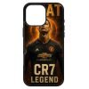 Husa protectie Apple iPhone 14 Pro Max, Colorful Aluminium TPU, design Ronaldo 2
