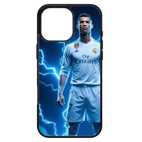 Husa protectie Apple iPhone 14 Pro Max, Colorful Aluminium TPU, design Ronaldo 4