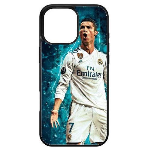 Husa protectie Apple iPhone 14 Pro Max, Colorful Aluminium TPU, design Ronaldo 5