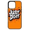 Husa protectie Apple iPhone 14 Pro Max, Colorful Aluminium TPU, mesaj Just Do it
