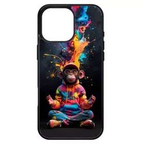   Husa protectie Apple iPhone 16 Plus, Colorful Aluminium TPU, design Cool Ape 3