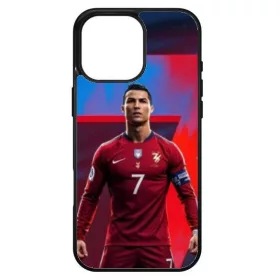   Husa protectie Apple iPhone 16 Plus, Colorful Aluminium TPU, design Ronaldo 1
