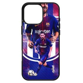   Husa protectie Apple iPhone 15 Pro Max, Colorful Aluminium TPU, design Messi 3