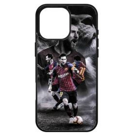   Husa protectie Apple iPhone 14 Plus, Colorful Aluminium TPU, design Messi 2