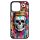 Husa protectie Apple iPhone 14 Plus, Colorful Aluminium TPU, design Skull 1