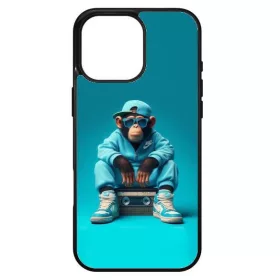   Husa protectie Apple iPhone 16 Pro Max, Colorful Aluminium TPU, design Cool Ape 2