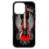 Husa protectie Apple iPhone 16 Pro Max, Colorful Aluminium TPU, design Rock and Roll Guitar
