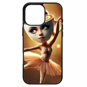   Husa protectie Apple iPhone 14 Pro, Colorful Aluminium TPU, design Balerina Capucina 1