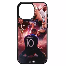   Husa protectie Apple iPhone 14 Pro, Colorful Aluminium TPU, design Mbappe 2