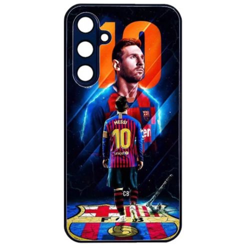 Husa Samsung Galaxy A02s, Colorful Aluminium TPU, design Messi 1