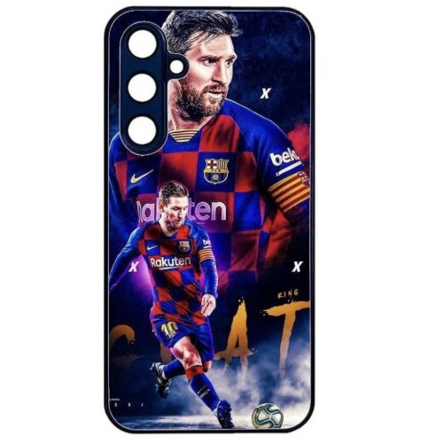 Husa Samsung Galaxy A02s, Colorful Aluminium TPU, design Messi 4
