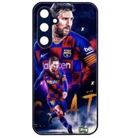   Husa Samsung Galaxy A13 4G, Colorful Aluminium TPU, design Messi 4