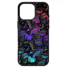   Husa protectie Apple iPhone 13, Colorful Aluminium TPU, design Boom
