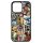 Husa protectie Apple iPhone 13, Colorful Aluminium TPU, design Brainrot Colaj
