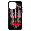 Husa protectie Apple iPhone 13, Colorful Aluminium TPU, design Rock and Roll Guitar
