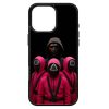 Husa protectie Apple iPhone 13, Colorful Aluminium TPU, design Squid Game 4