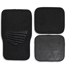 Set 4 covorase auto, mocheta, antiderapante, negre
