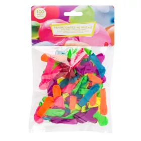 Baloane colorate fluorescente cu adaptor pentru apa, 200 buc