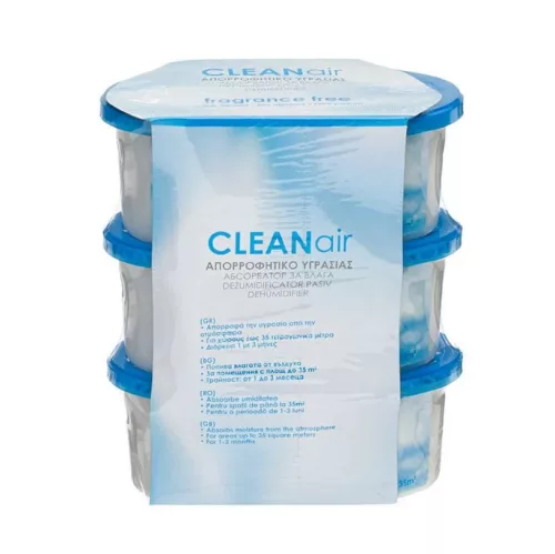 Dezumidificator pasiv cutie, inodor, 100 grame, 3 bucati