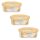 Dezumidificator pasiv cutie, aroma de vanilie, 100 grame, 3 bucati